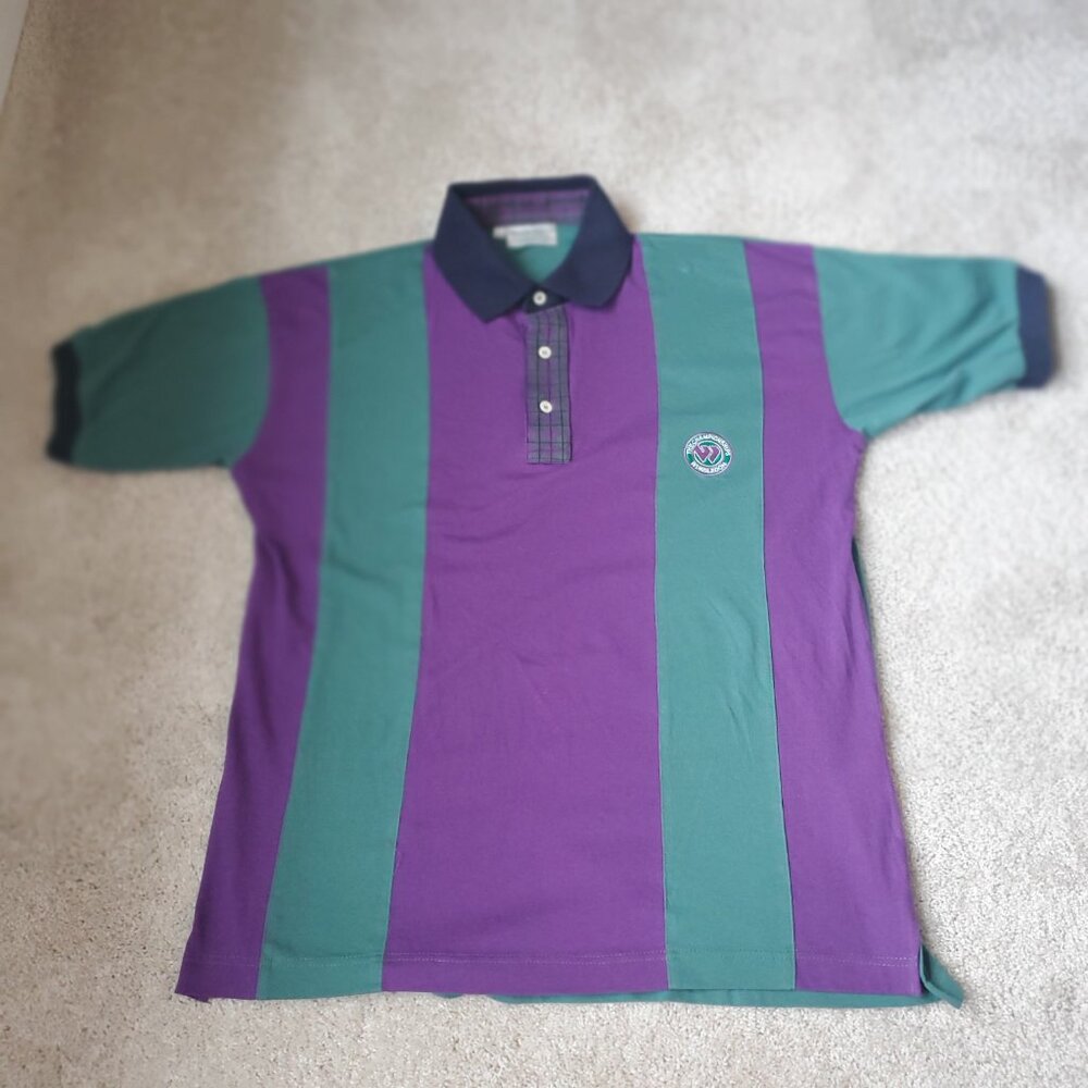 Vintage 90's Official The Champions Wimbledon Polo Shirt Size Small Never Worn - Picture 1 of 6